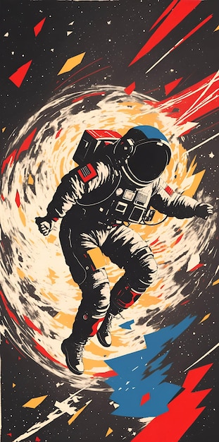 A poster for the space race.