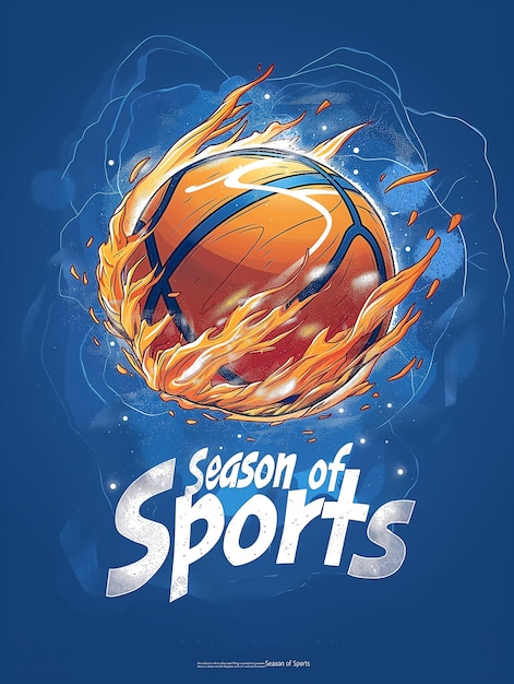 a poster for sports of sports and the words  season of sports