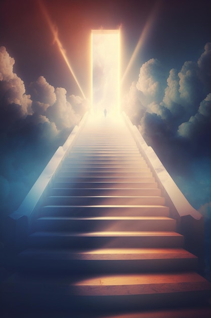 A poster for the stairway to heaven.