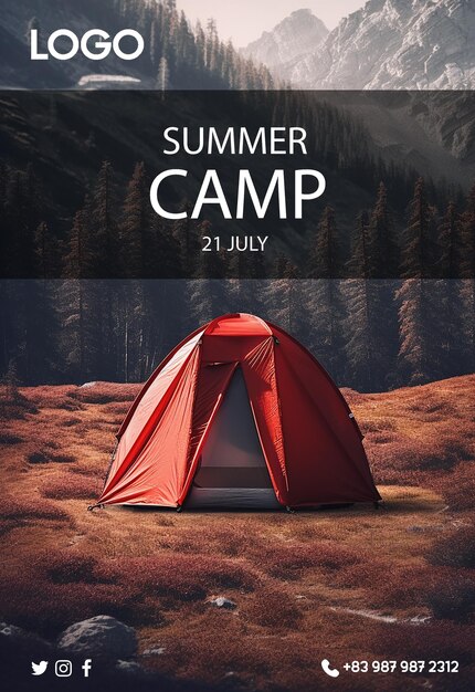 A poster for summer camp on july 21, 2011.