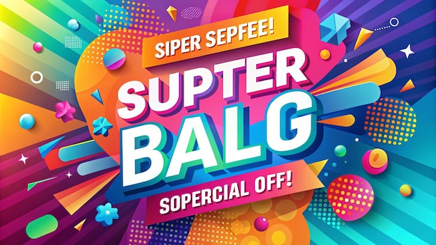 a poster for super ball that says super ball