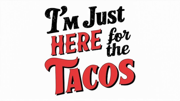 a poster for taco for taco for the taco