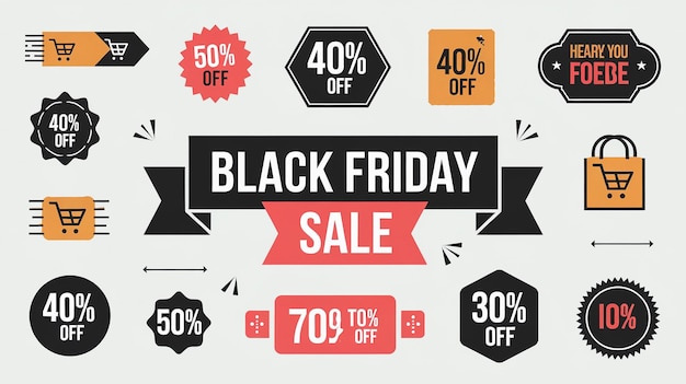 a poster that says black friday sale is on sale