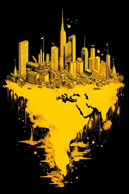 '금의 도시'라고 적힌 포스터
