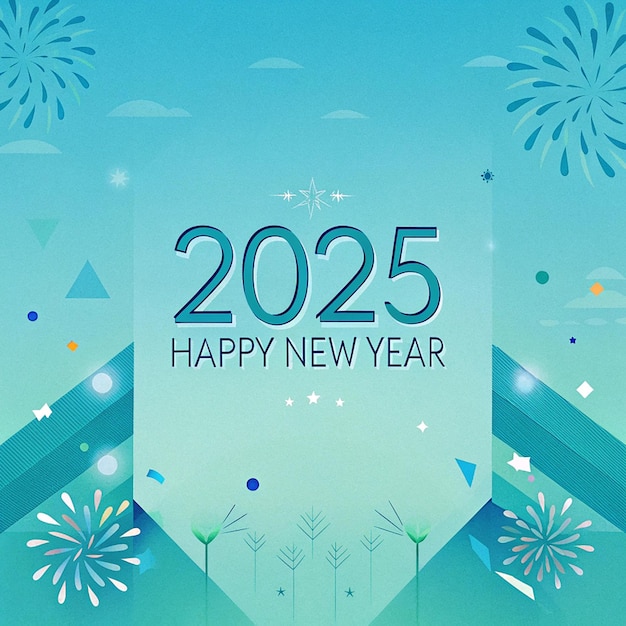 一張寫著"新年"的海報