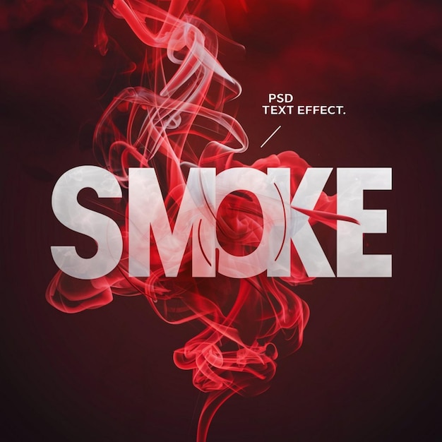 a poster that says smoke and smoke is from smoke