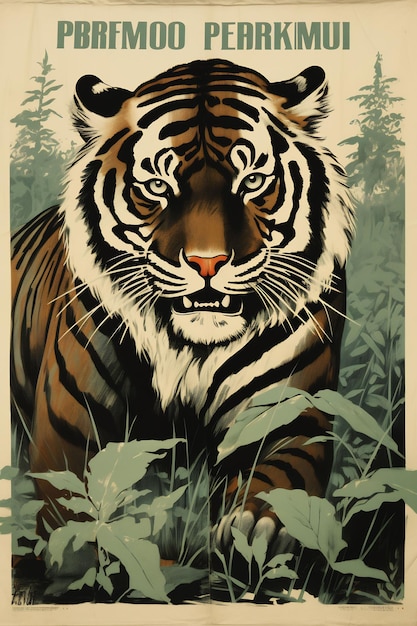 a poster for a tiger called the tiger