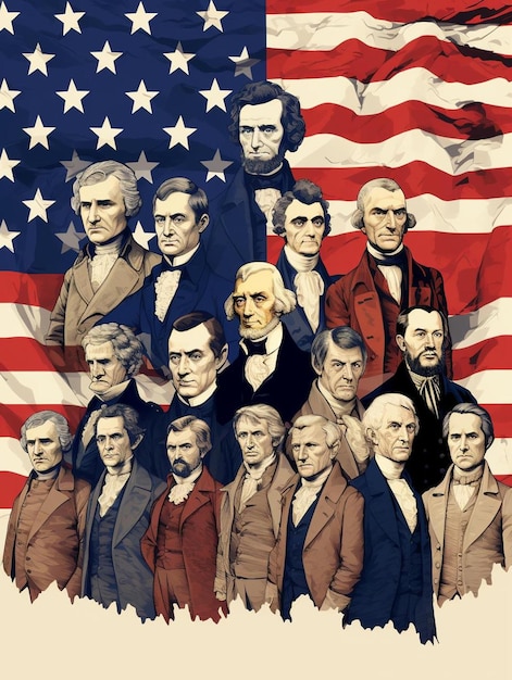 a poster of the united states of america.