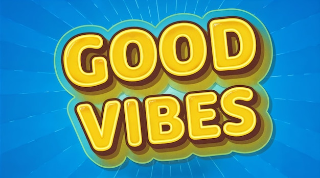 Poster van Good Vibes
