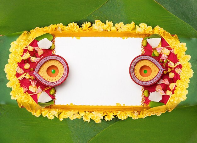 Foto poster van het hindoeïstische festival onam