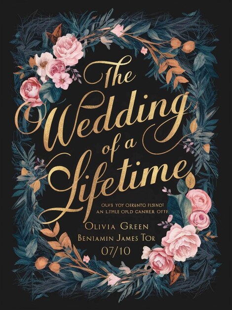 Photo poster for the wedding of a life