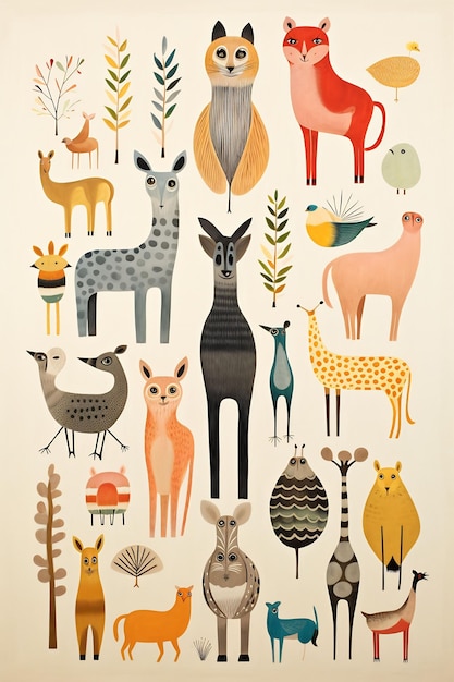 a poster for a wild animal called the wild animal