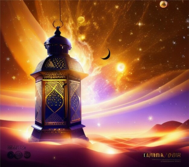 A poster with a lantern and the words " lumina " on it.