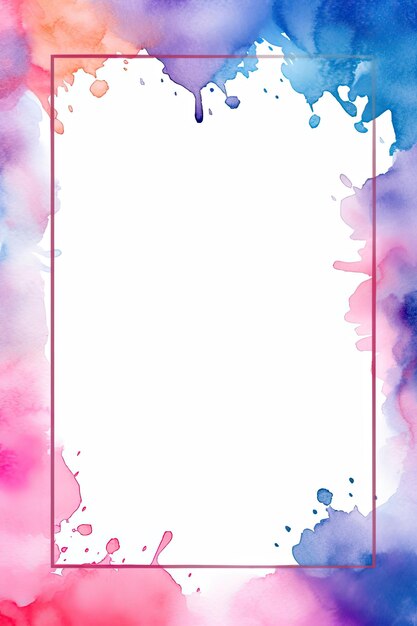 a poster with a watercolor background and a watercolor effect