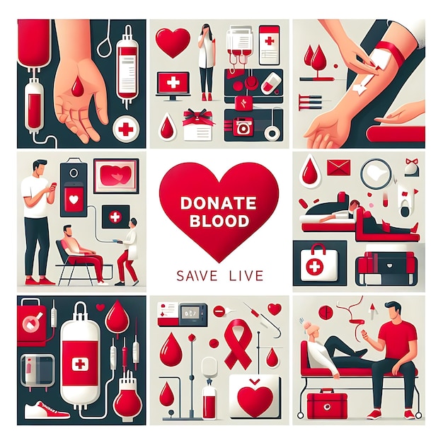 Photo a poster with the words  donate blood  on it