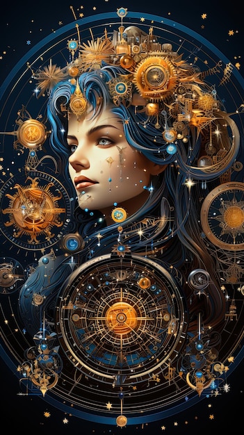 a poster of a woman with the words  the universe  on it