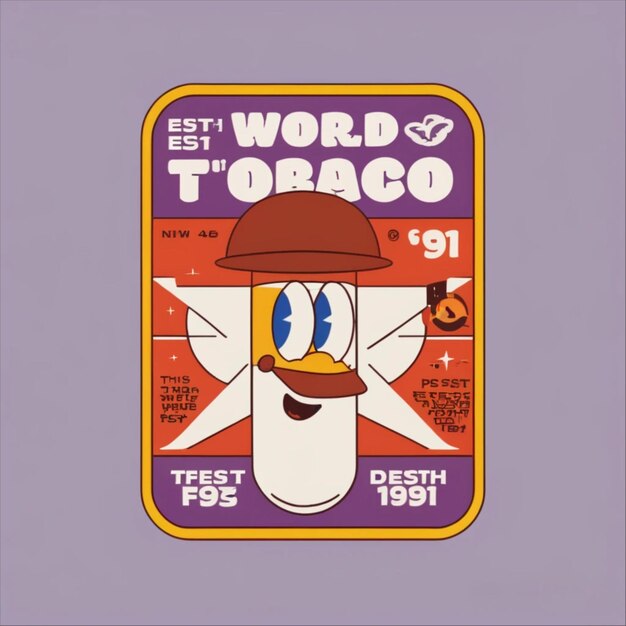 a poster for the word worlds tobacco