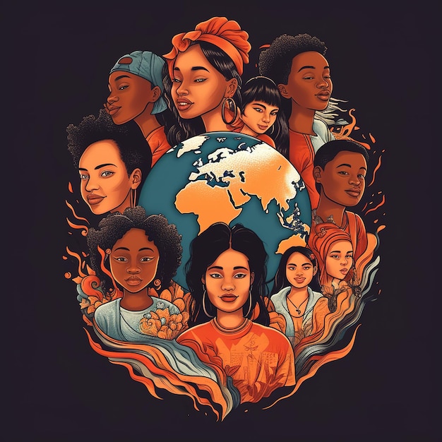 A poster for the world of black women