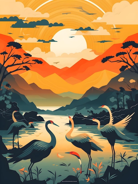 A poster for the world's largest bird