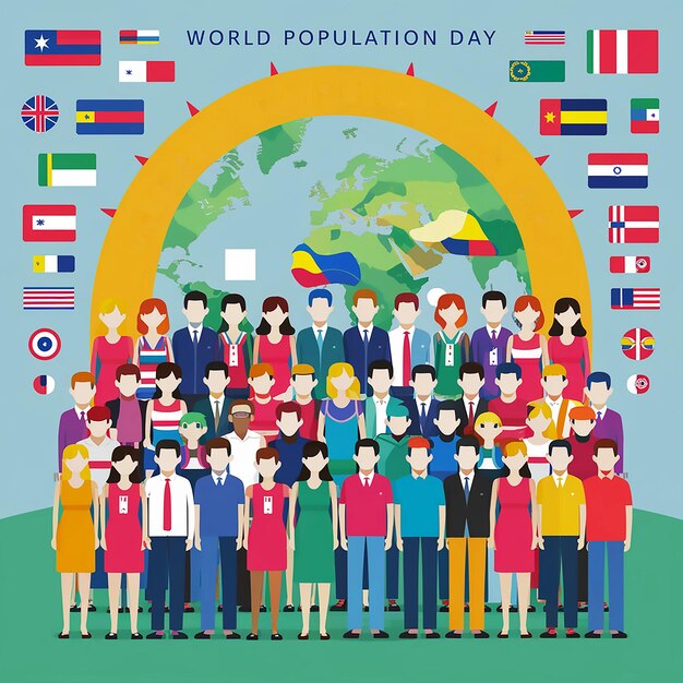 '세계의 날'이라는 글이 새겨진 세계 포스터