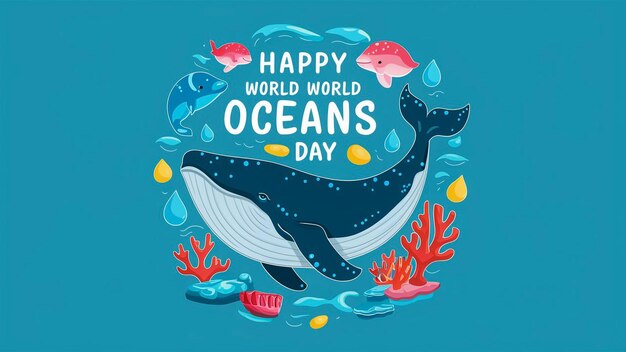 poster for the world worlds oceans day