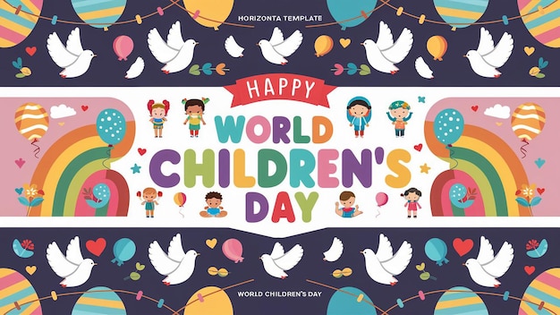 a poster for the worlds childrens day