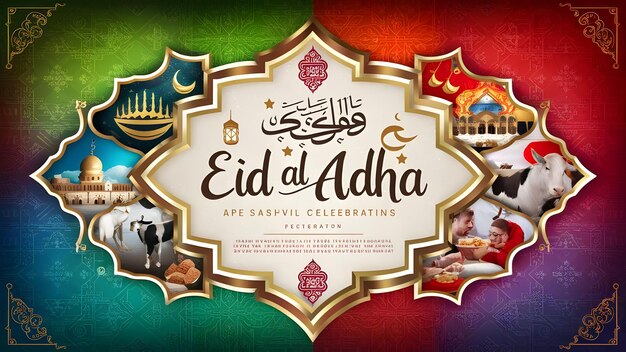 Photo posters for eid al adha