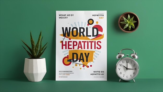 Photo posters for world hepatitis day