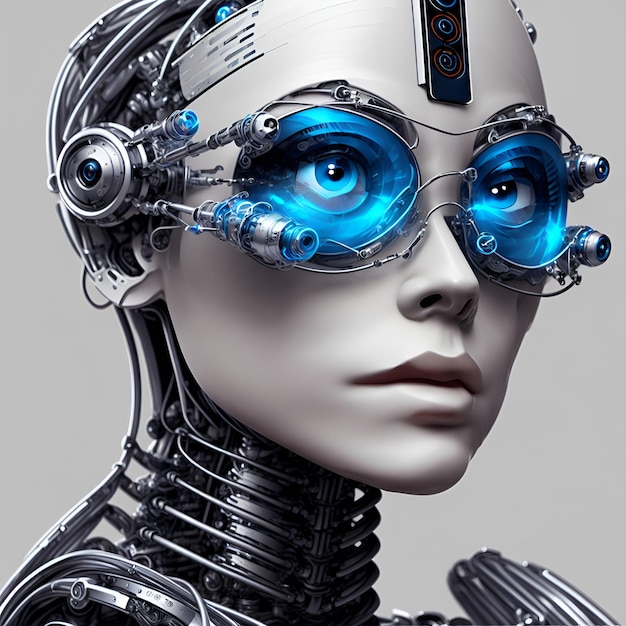 Posthuman singularity robot