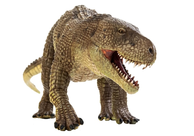 Динозавр Postosuchus на изолированном фоне