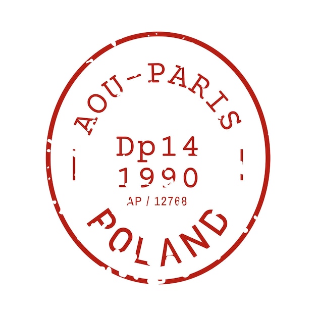 Postzegel png vintage element doorzichtige achtergrond