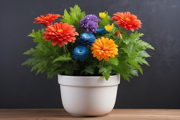 Photo a pot of flower for decoration