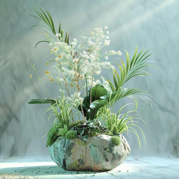 a pot of flowers with the word  geranium  on it