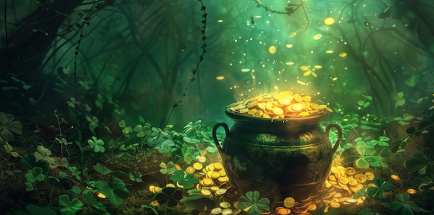 Pot of Gold Found in Forest