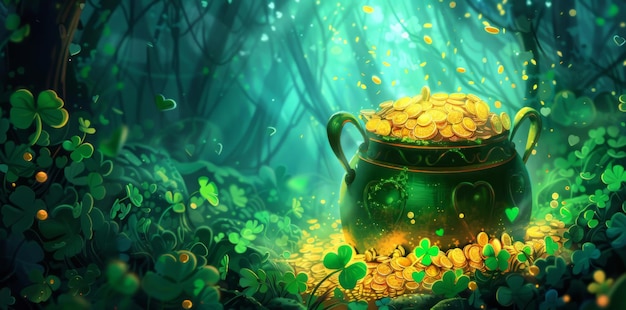 Pot of Gold Found in Forest