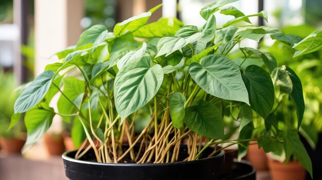 Pot plant sweet potato