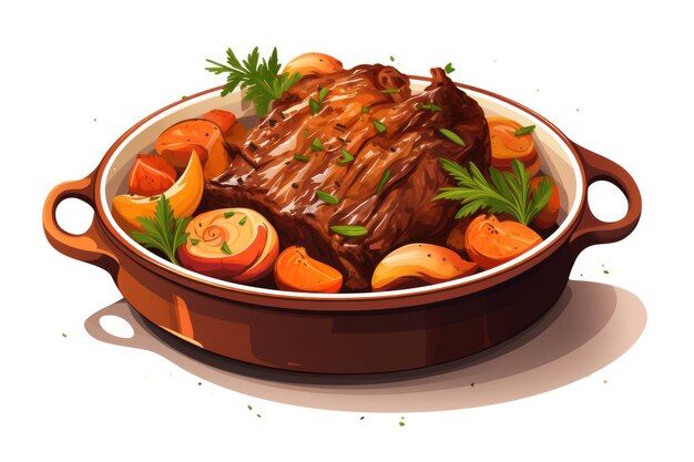 Pot Roast icon on white background ar 32 v 52 Job ID bb2dd1b8884a431db42cbbe29c36281e