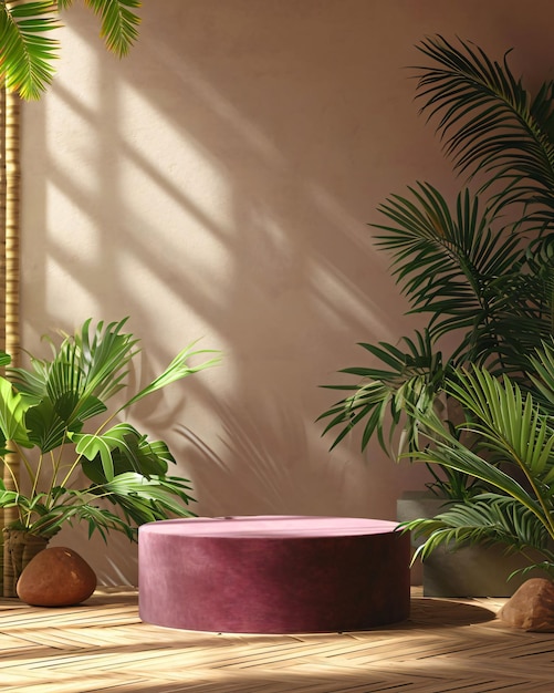 a pot with a plant in it sits on a table next to a plant