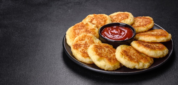 Potato Cakes Vegetable fritters latkes hash browns Vegetable pancakes