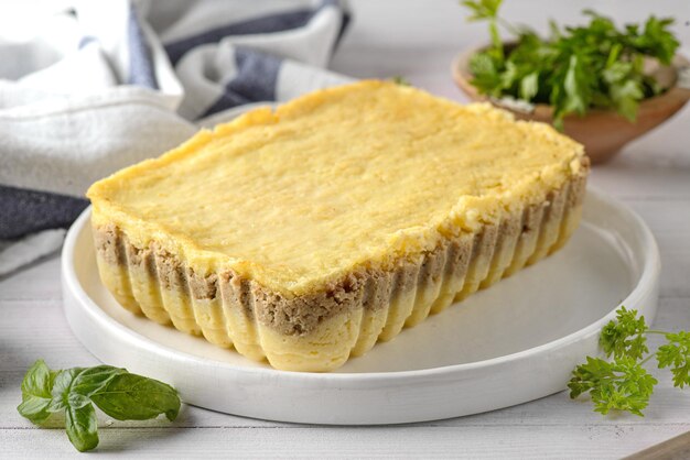 potato casserole with meat