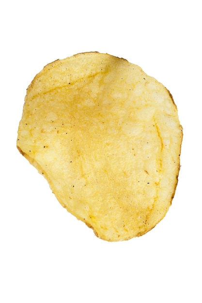 Potato chip isolated