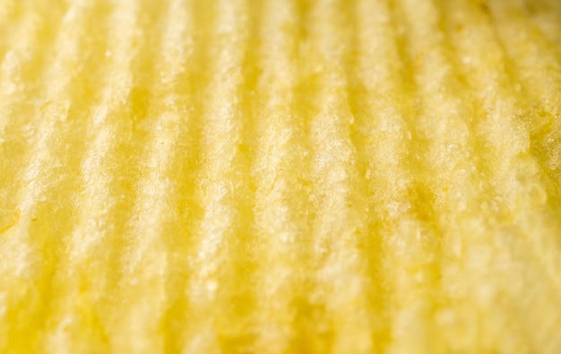 Potato chip pattern texture background closeup