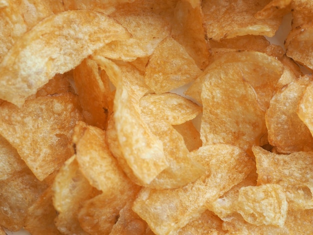 Photo potato chips crisps