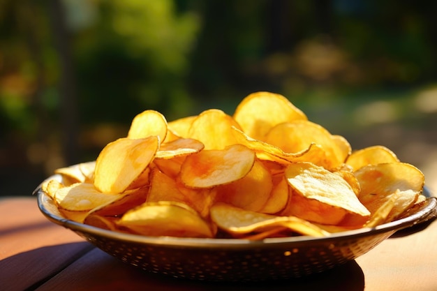 Potato Chips for Snacking