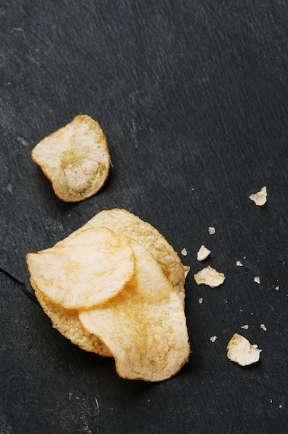 Potato chips on the table