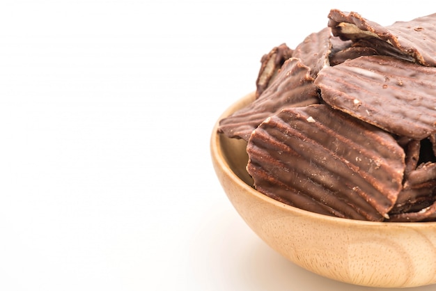 potato chips with chocolate
