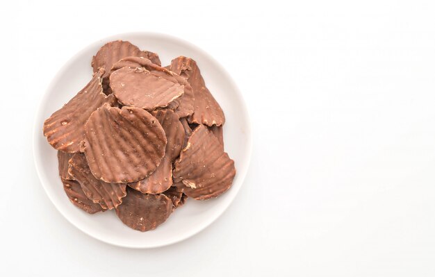 potato chips with chocolate