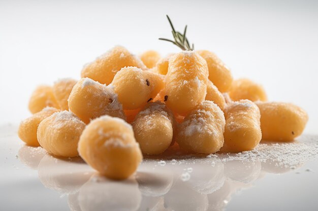 Foto gnocchi di patate cibo italiano tradizionale gnocchi fatti in casa cena gustoso piatto mediterraneo