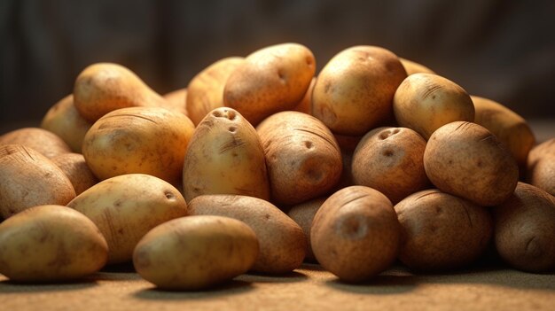 potato HD 8K wallpaper Stock Photographic Image