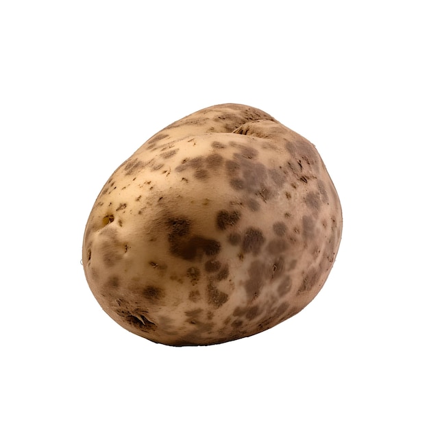 A potato isolate on white background